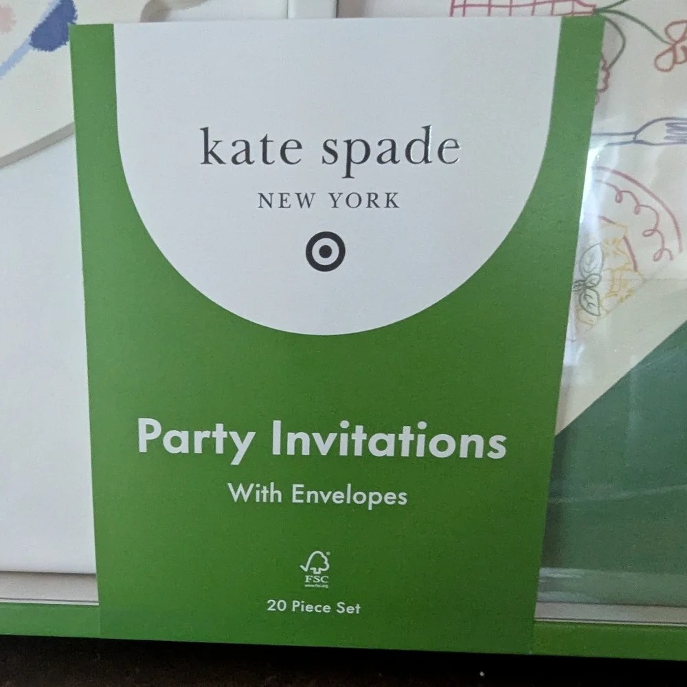 Kate Spade x Target Party Invitations NIB